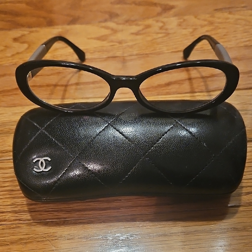 CHANEL Black Women's Glasses